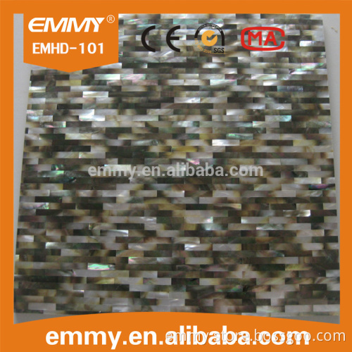 wholesale high quality long pattern sea shell chip blacklip shell mosaic